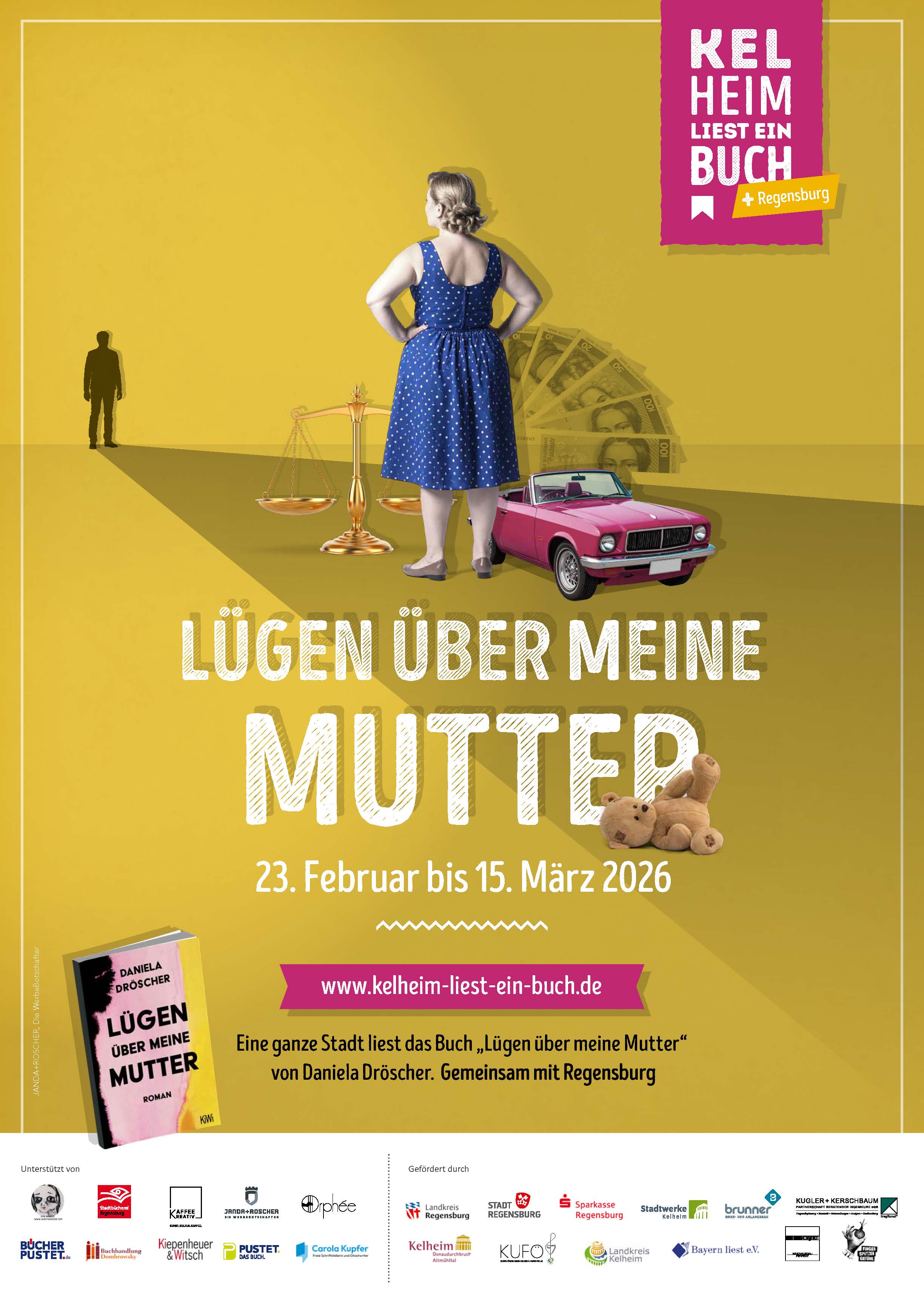 Plakat zu ‚Kelheim liest ein Buch‘