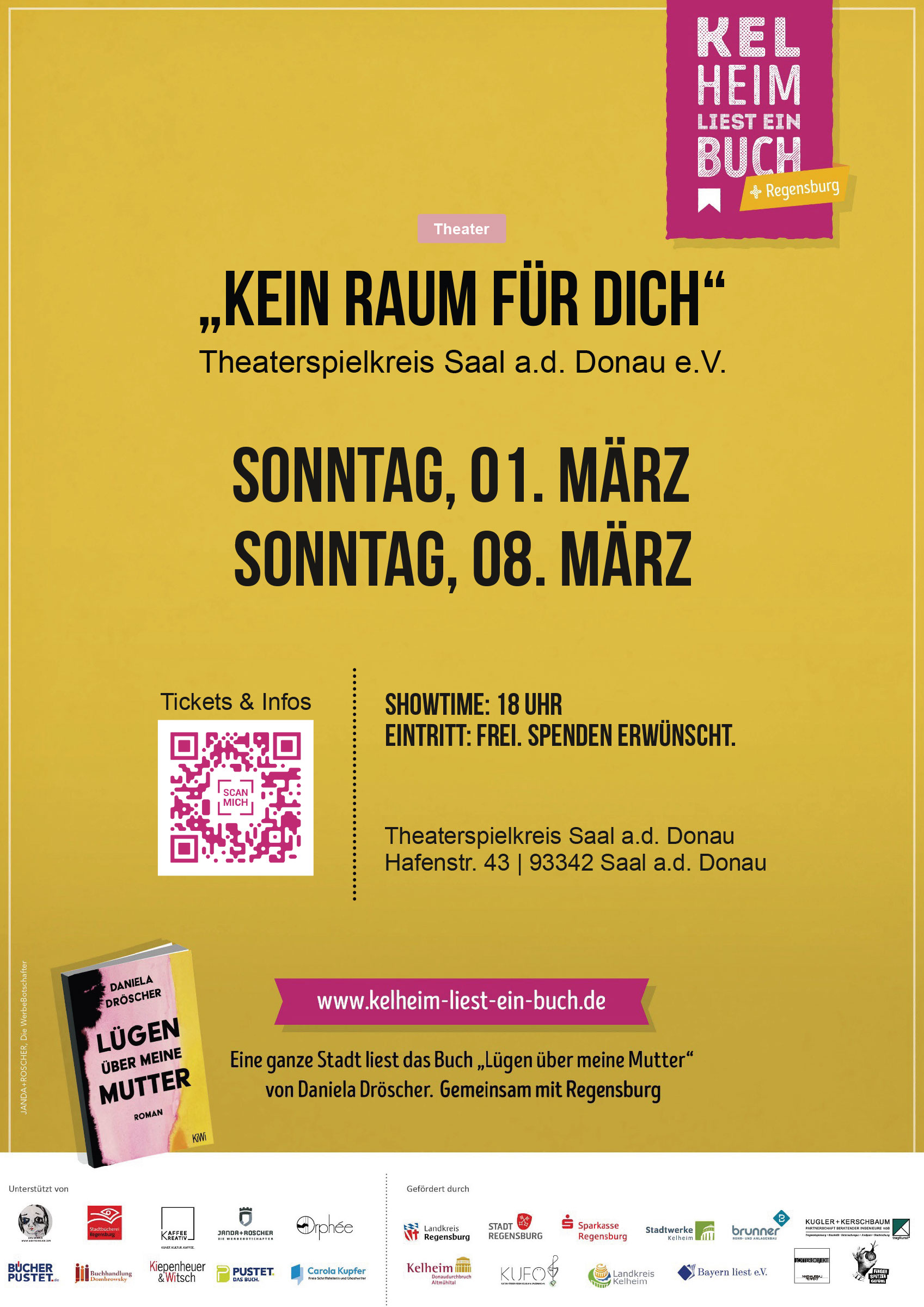 Plakat zu ‚Kein Raum für dich‘